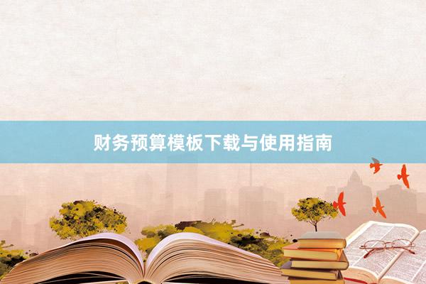 财务预算模板下载与使用指南