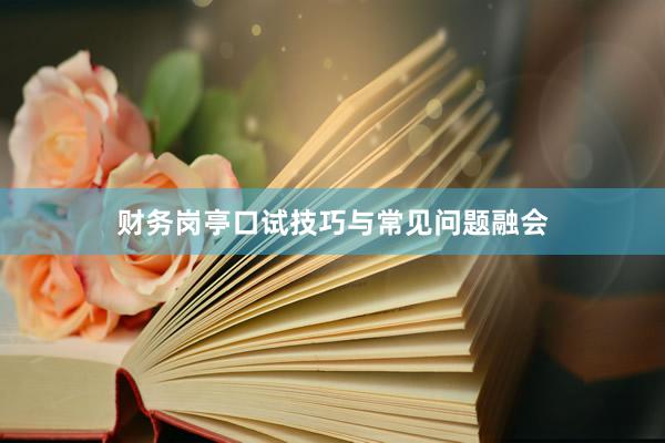财务岗亭口试技巧与常见问题融会